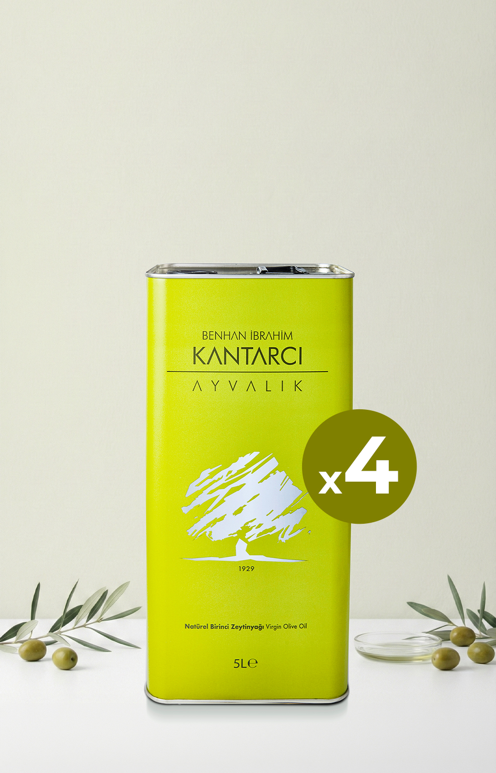 Naturel Birinci Zeytinyağı - 4'lü Set